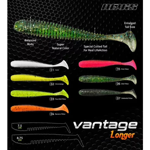 NEVIS Vantage Longer 7.5cm 6db/cs Fehér