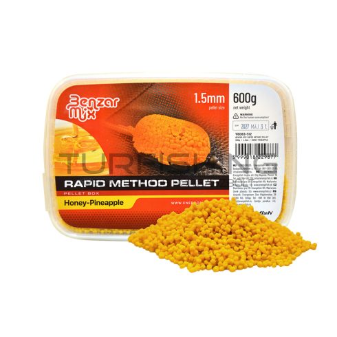 BENZAR RAPID METHOD PELLET MÉZ&ANANÁSZ 1,5MM 600GR