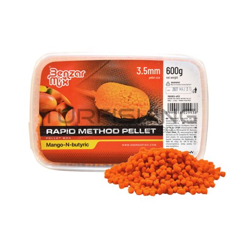 BENZAR RAPID METHOD PELLET FOKHAGYMA 3,5MM 600GR