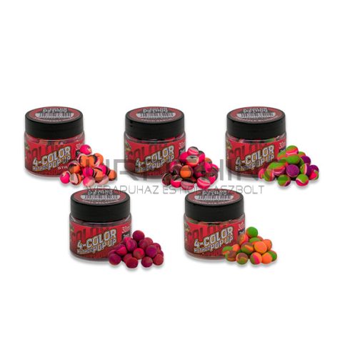 BENZAR MIX 4C METHOD POP UP 7MM NARANCS, FEHÉR, PINK, FEKETE