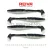 REIVA Zander Power Shad 10cm 4db/cs (Fekete Ezüst)