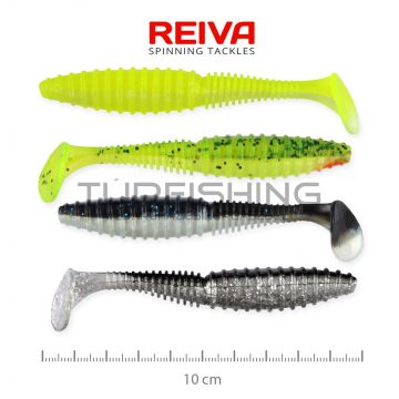 REIVA Zander Power Shad 10cm 4db/cs (4szín)