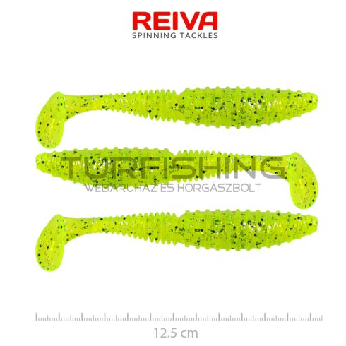 REIVA Zander Power Shad 12,5cm 3db/cs (Poppy Green)
