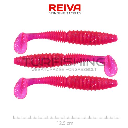 REIVA Zander Power Shad 12,5cm 3db/cs (Japanese Red)