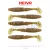 REIVA Zander Power Shad 8cm 5db/cs (Barna Flitter)