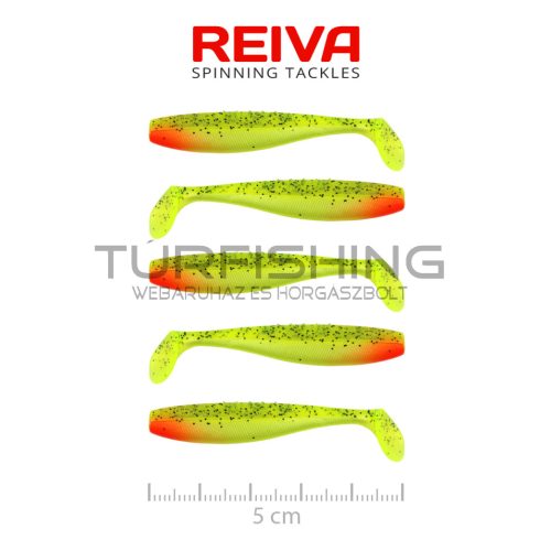 REIVA Flat Minnow Shad 5cm 5db/cs (Watermelon)