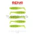 REIVA Flat Minnow Shad 5cm 5db/cs (Poppy Green)