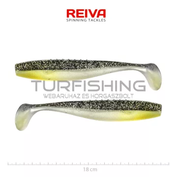 REIVA Flat Minnow shad 18cm 2db/cs (Moonshine Bleak)