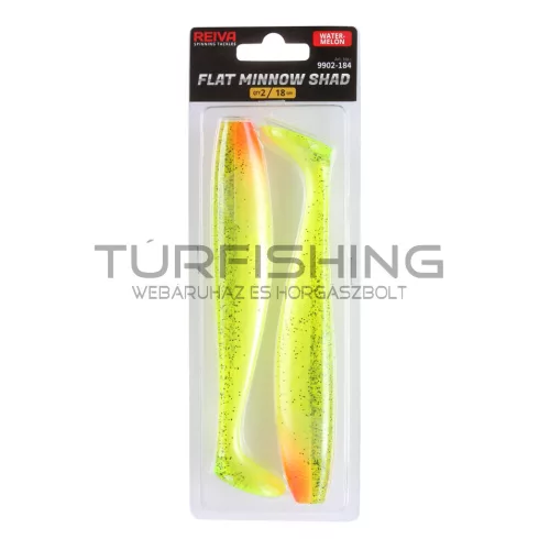 REIVA Flat Minnow shad 18cm 2db/cs (Watermelon)