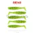 REIVA Flat Minnow shad 7,5cm 5db/cs (Zöld Flitter)