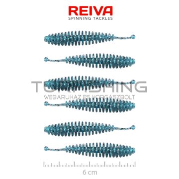 REIVA Tiny Worm 6cm 6db/cs (Blue Shiner)