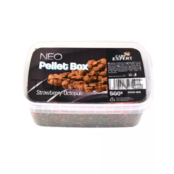 CARP EXPERT NEO BOX PELLET BOX 500G STRAWBERRY-OCTOPUS