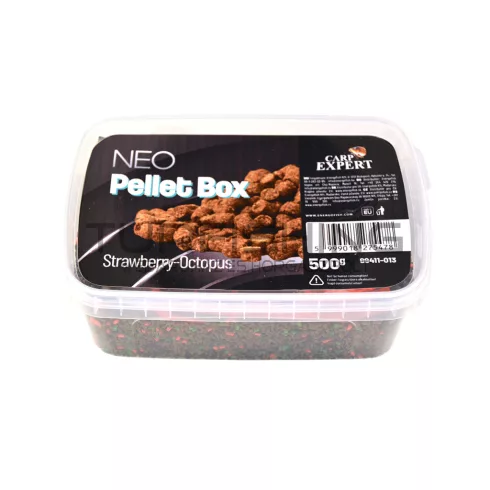 CARP EXPERT NEO BOX PELLET BOX 500G STRAWBERRY-OCTOPUS