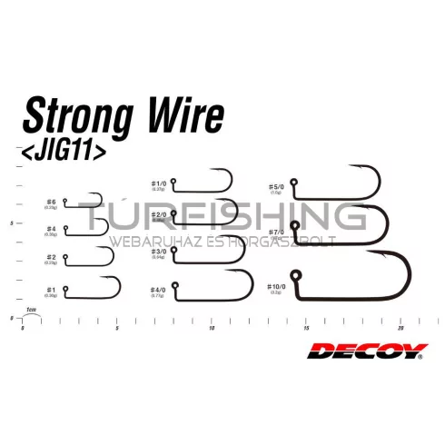 Decoy JIG HOROG DECOY PRO PACK JIG11 STRONG WIRE #5/0