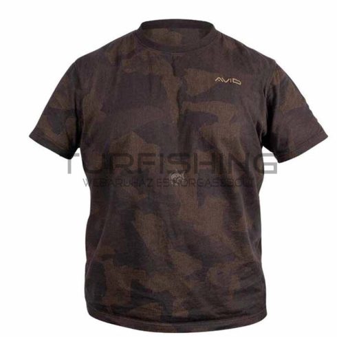 Avid Carp Distortion Camo T-Shirt póló (M)