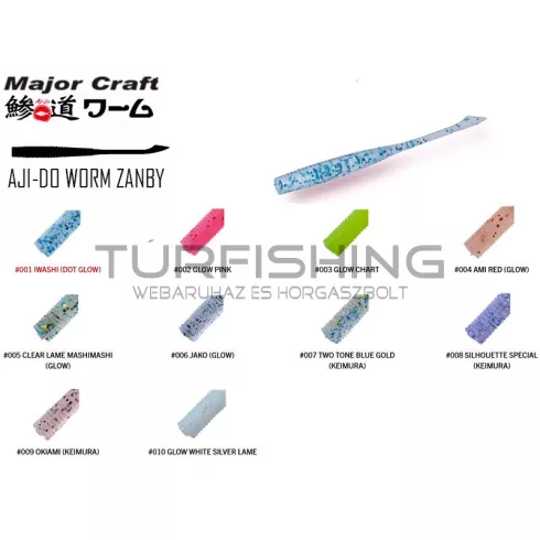 Major Craft MAJOR CRAFT AJI-DO ZANBY 6.3cm #007 Two Tone Blue Gold Keimura