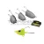 Herakles JIG FEJ ÓLOM HERAKLES XX 80gr Chartreuse