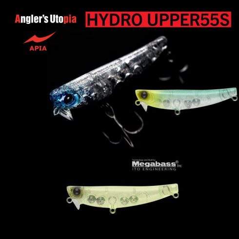 Apia APIA HYDRO UPPER 55S 55mm 5.5gr 04 Clear Chart Glitter