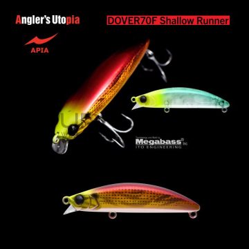   Apia APIA DOVER 70F SHALLOW RUNNER 70mm 8.5gr 01 Red Gold Konoshiro