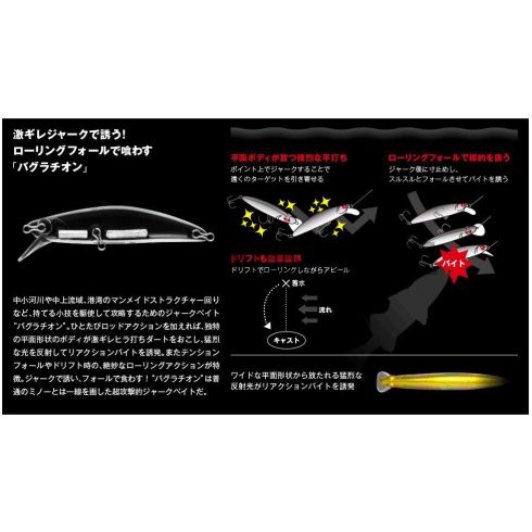 Apia APIA BAGRATION 80 13gr 80mm 101 Black Silver Sweetfish