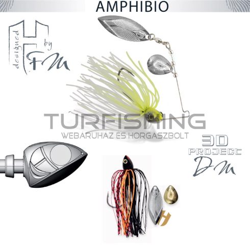 Herakles SPINNERBAIT AMPHIBIO TANDEM 1/4oz 7gr Devil