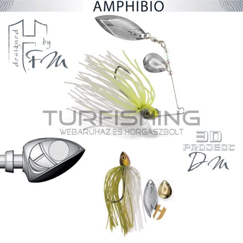 Herakles SPINNERBAIT AMPHIBIO TANDEM 1/4oz 7gr Ayu