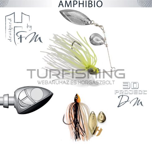 Herakles SPINNERBAIT AMPHIBIO TANDEM 1/4oz 7gr Kinkuro