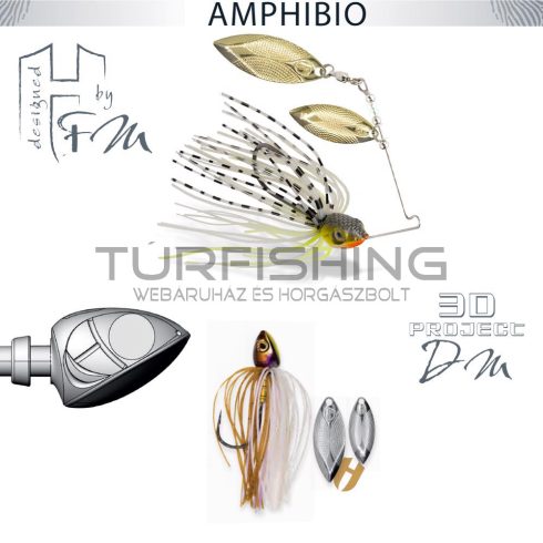 Herakles SPINNERBAIT AMPHIBIO WILLOW 3/8oz 10.5gr Wakasagi