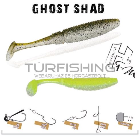 Herakles GHOST SHAD 10cm CHARTREUSE IMPACT