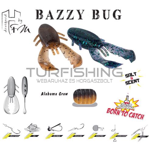 Herakles BAZZY BUG 3.2" 8cm Alabama Craw