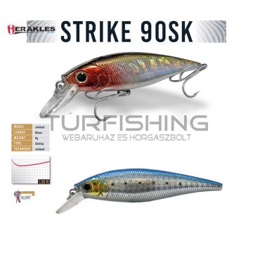 Herakles STRIKE 90SK 9cm 11gr Sarda Chrome