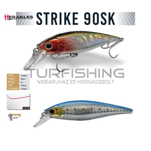 Herakles STRIKE 90SK 9cm 11gr Sarda Chrome