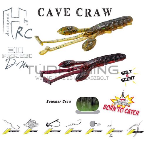 Herakles CAVE CRAW 3.8" 9.6cm Sumer Craw