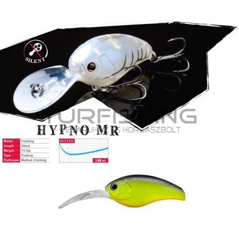 Herakles HYPNO-MR F 5.6cm 14.5gr Chartreuse Black Back