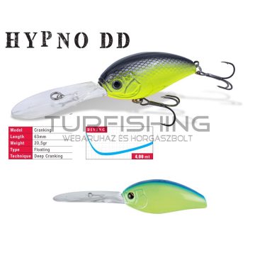   Herakles HYPNO-DD DEEP DIVE F 6.3cm 20.5gr Blue Back Chartreuse