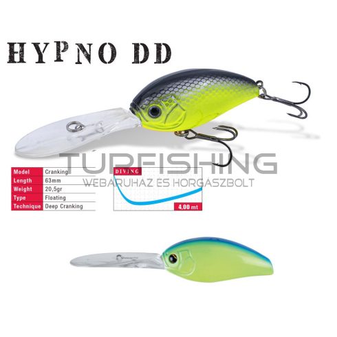 Herakles HYPNO-DD DEEP DIVE F 6.3cm 20.5gr Blue Back Chartreuse