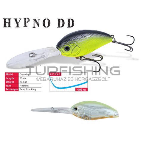 Herakles HYPNO-DD DEEP DIVE F 6.3cm 20.5gr Chartreuse Laminated