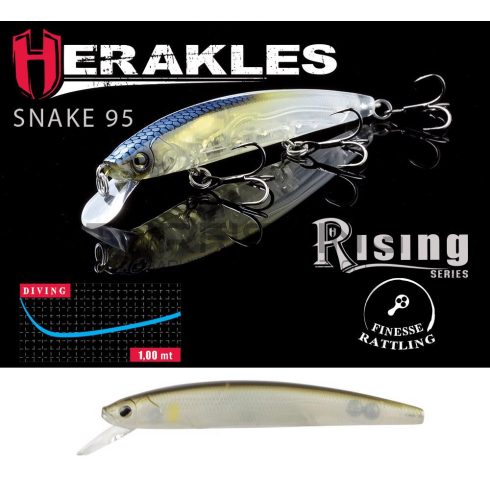 Herakles SNAKE 95SP 9.5cm 9gr Ghost Ayu