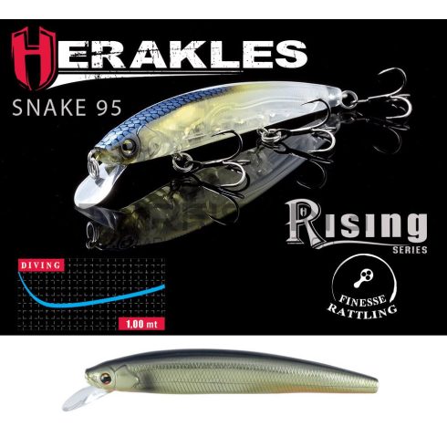 Herakles SNAKE 95SP 9.5cm 9gr Smoke Gold