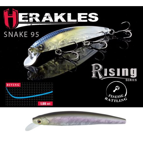 Herakles SNAKE 95SP 9.5cm 9gr Matt Sunny