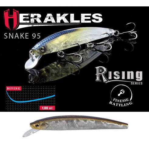 Herakles SNAKE 95SP 9.5cm 9gr Alburno Flash