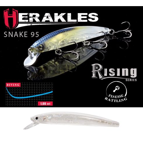 Herakles SNAKE 95SP 9.5cm 9gr White Impact