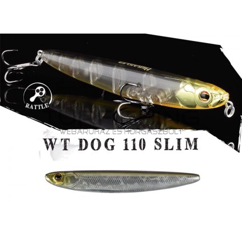 Herakles WT-DOG 110 SLIM 11cm 13.5gr Alburno Flash