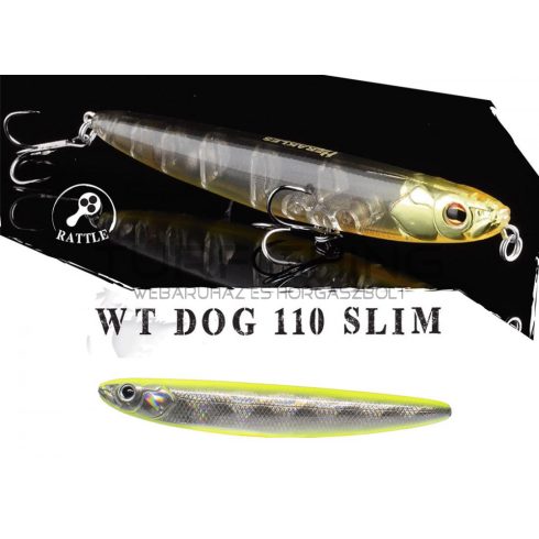 Herakles WT-DOG 110 SLIM 11cm 13.5gr Chartreuse Shine