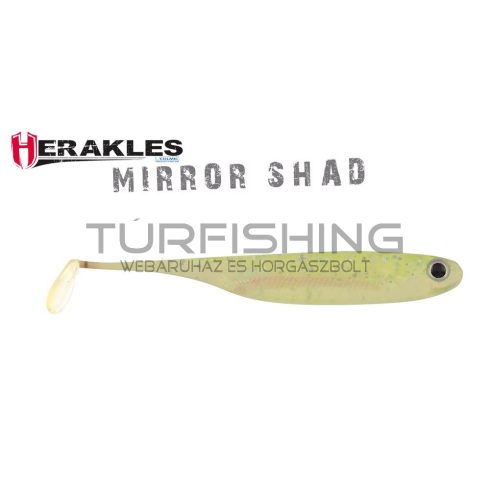 Herakles MIRROR SHAD 3.2" 8.1cm GHOST CHARTREUSE