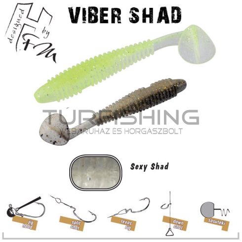 Herakles VIBER SHAD 3.8" 9.7cm SEXY SHAD