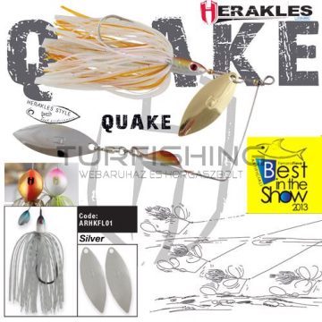 Herakles SPINNERBAIT QUAKE 5/8oz 17.5gr Silver