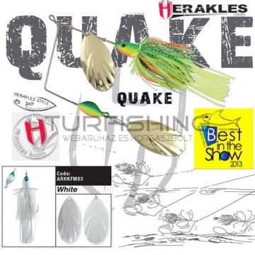 Herakles SPINNERBAIT QUAKE 1 1/2oz 42gr White