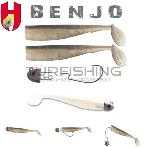 Herakles COMBO HOROG BENJO SHAD 3" 7.5cm WHITE SILVER