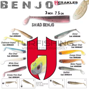 Herakles BENJO SHAD 3" 7.5cm MOTOR PEPPER